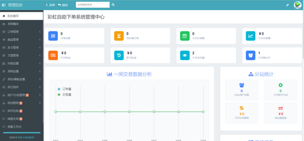 图片[2]-2026年最新彩虹云商城(6v6云商城)持续更新+部署教程-创星溯资源网